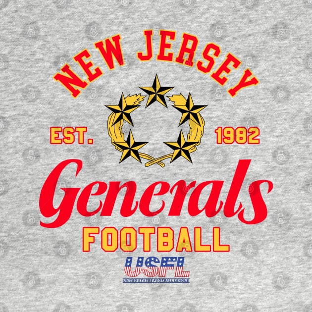 New Jersey Generals by Tee Arcade